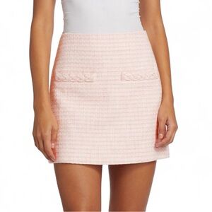 NWT. Veronica Beard Perry Plaid Tweed Mini Skirt. Size 16